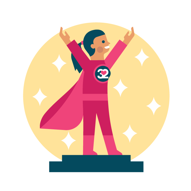 You're A Fundraising Hero