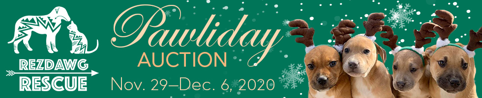 RezDawg Rescue’s Pawliday Auction banner image