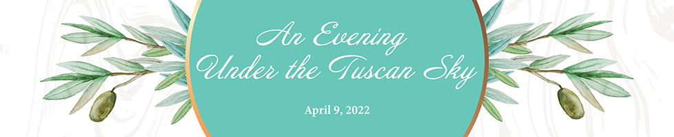2022 Gala: An Evening Under the Tuscan Sky banner image