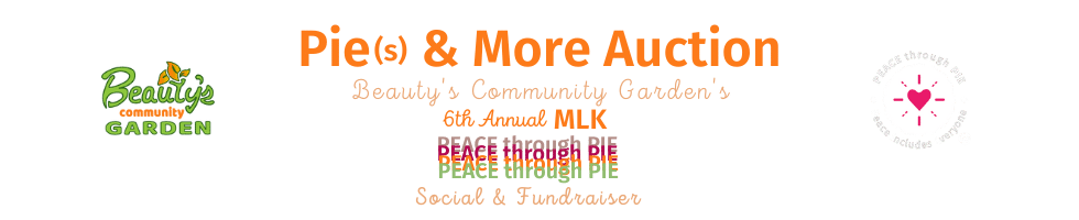 6th Annual MLK PEACE through PIE Community Social banner image
