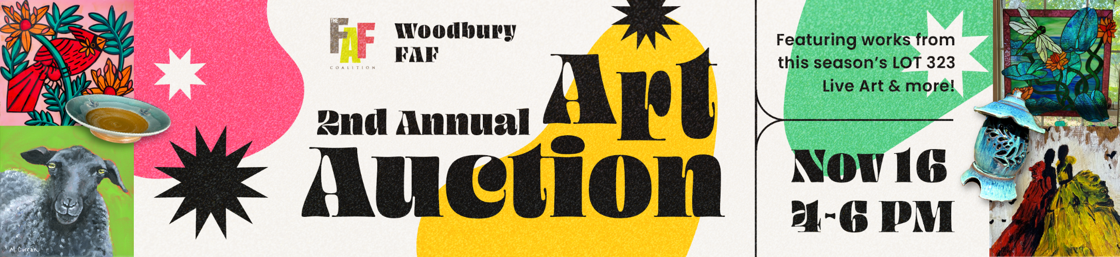 Woodbury FAF's 2nd Annual Art Auction banner image