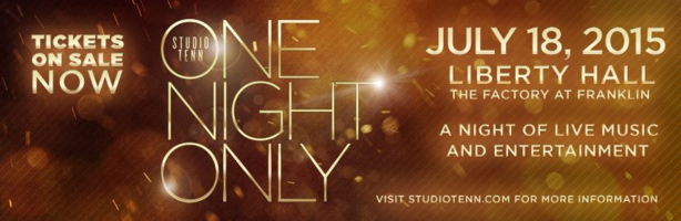 Studio Tenn's One Night Only 2015 banner image
