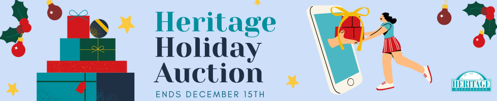 Heritage Holiday 2024 Auction banner image