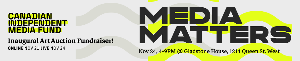 Canadian Independent Media Fund Art Auction banner image