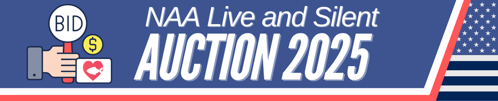 NAA Live and Silent Auction 2025 banner image