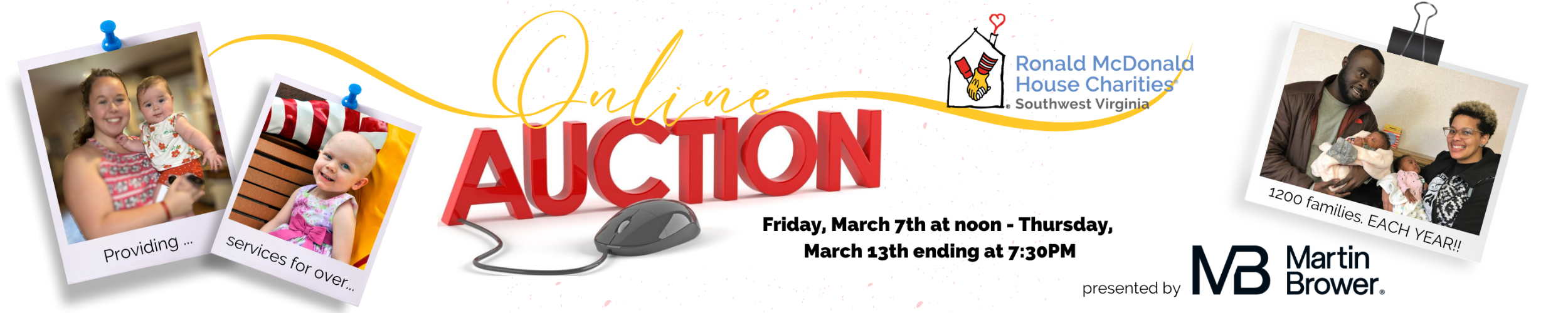 RMHC-SWVA 2025 Online Auction banner image