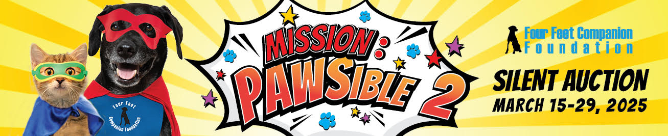 2025 Mission Pawsible 2 Auction banner image