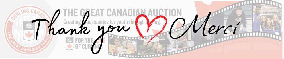 Curling Canada's 2025 Great Canadian Auction banner image