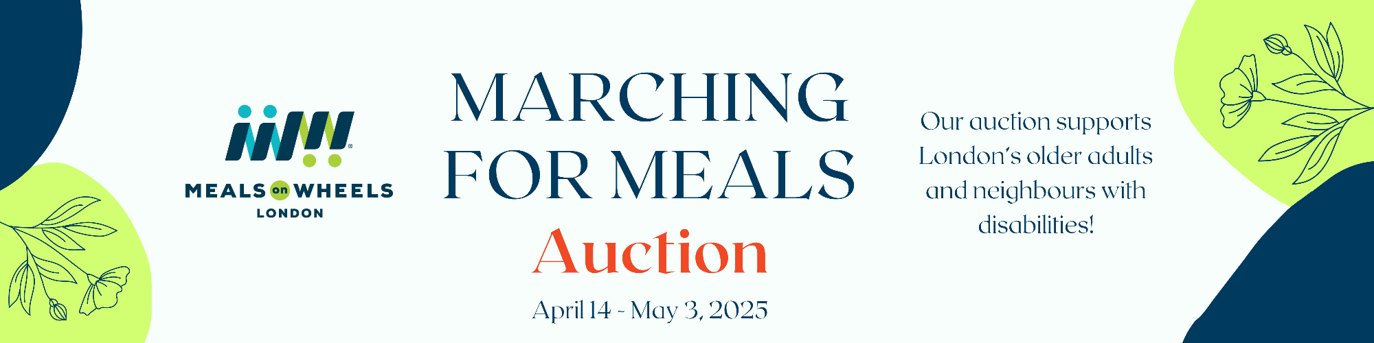 Marching for Meals 2025 banner image
