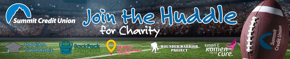 Summit Credit Union's Join the Huddle banner image