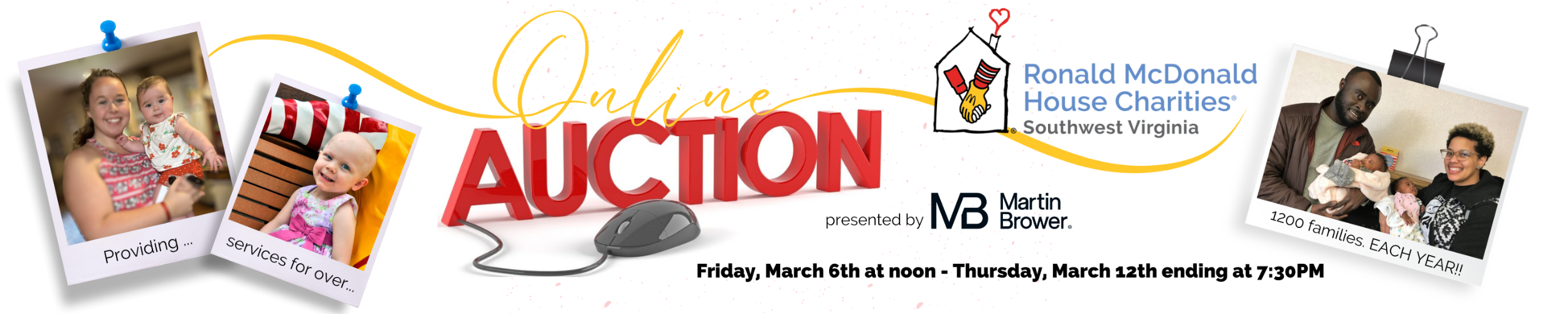 RMHC-SWVA 2026 Online Auction banner image