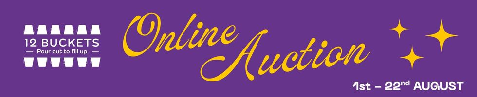 12 Buckets 2026 Online Auction banner image