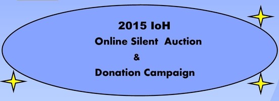 2015 IoH ONLINE SILENT AUCTION & DONATION CAMPAIGN banner image
