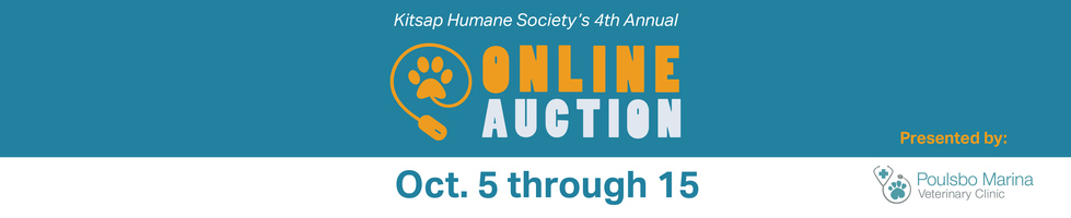 Kitsap Humane Society's Online Auction banner image