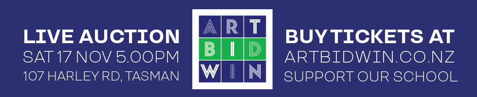 ART BID WIN - Tasman School Art Auction Fundraiser banner image