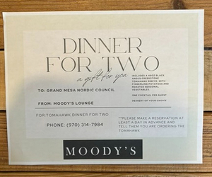 Moody's Tomahawk Steak Dinner for Two