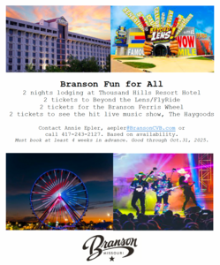 #2 - Branson "Fun for All" Getaway