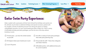 Emler's Swim School - Pool Party