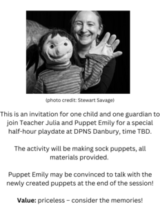 Puppet Making with Teacher Julia