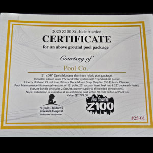 407 - Above Ground Pool Package from Pool Co.