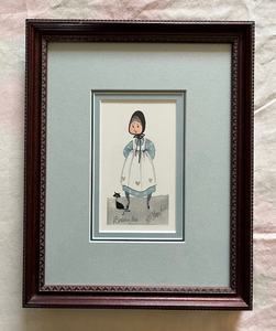 Print - "Diane's Cat" by P. Buckley Moss