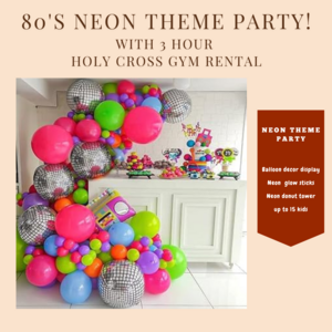 #004|Totally Rad 80's Neon Theme Party