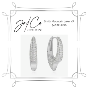 Ania Haie Sterling Pave Arrow Hoop Earrings