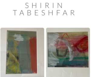 2 Signed & Framed Prints by Shirin Tabeshfar