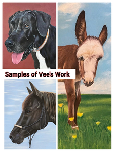 Commissioned Pet Portrait Painting 11x14