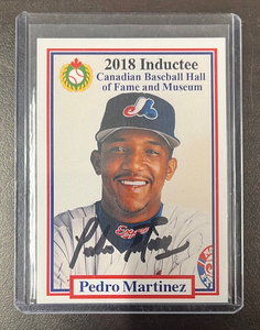 Card Pedro Martinez signed
