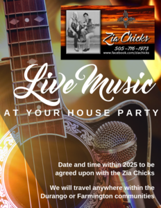 Zia Chicks home concert