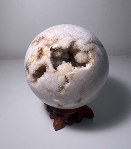 Amethyst Crystal Sphere 4 in with Stand