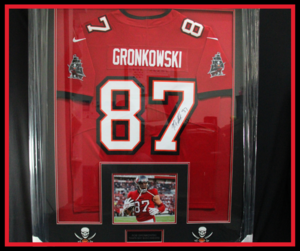 Rob Gronkowski signed Buccaneers Jersey