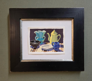 "Still Life With Turquoise Vase"