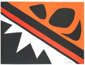 Calder Art Print – La Grenouille Et La Scie
