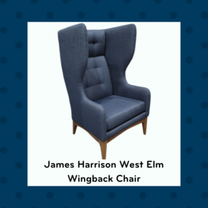 James Harrison West Elm Wingback Chair