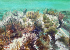 Kevin Cooper Seahorse Painting