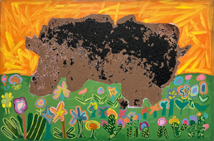 'Rhino in June' by Malinda Caron