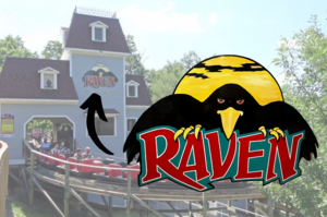 7 FOOT WIDE Raven Sign from Bell Tower