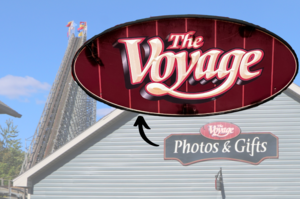 "The Voyage" Gift Shop Sign