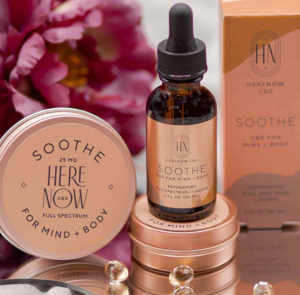 $100 gift card to Here and Now CBD