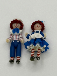 1/4" Patriotic Raggedy's