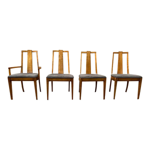 Broyhill Furniture Mid Century Walnut Dining Set