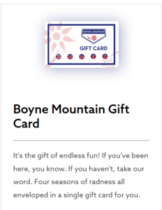 Boyne Mountain Gift Card
