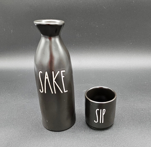 Saki Bottle and Saki Cup