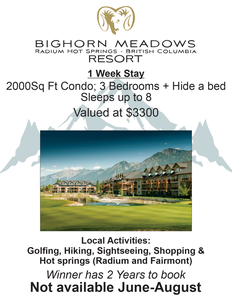 Radium Bighorn Meadows Resort Getaway