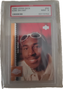 Kobe Bryant 1996 Upper Deck HOF Rookie Card #58