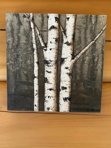 Acrylic Painting - In The Woods - 12" x 12"