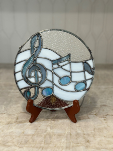 Custom Stained Glass – Music Themed