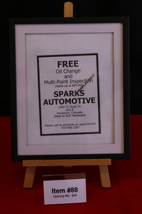 John Sparks Automotive Gift Certificate